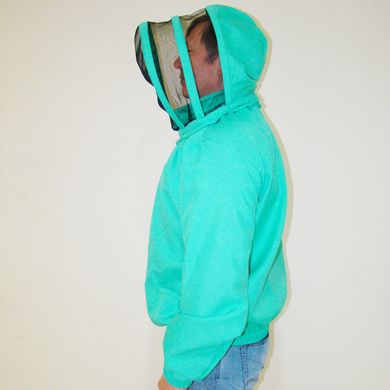 Куртка пчеловода Евро, с защитной маской, габардин, размер 46-48 купить